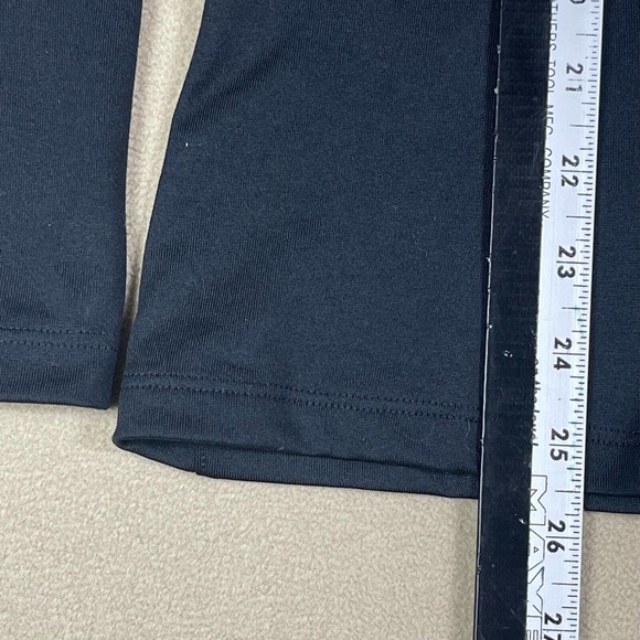 Under Armour Heat Gear Womens L Tech 1/2‎ Zip Long Sleeve Athletic Shirt Black - Picture 5 of 10